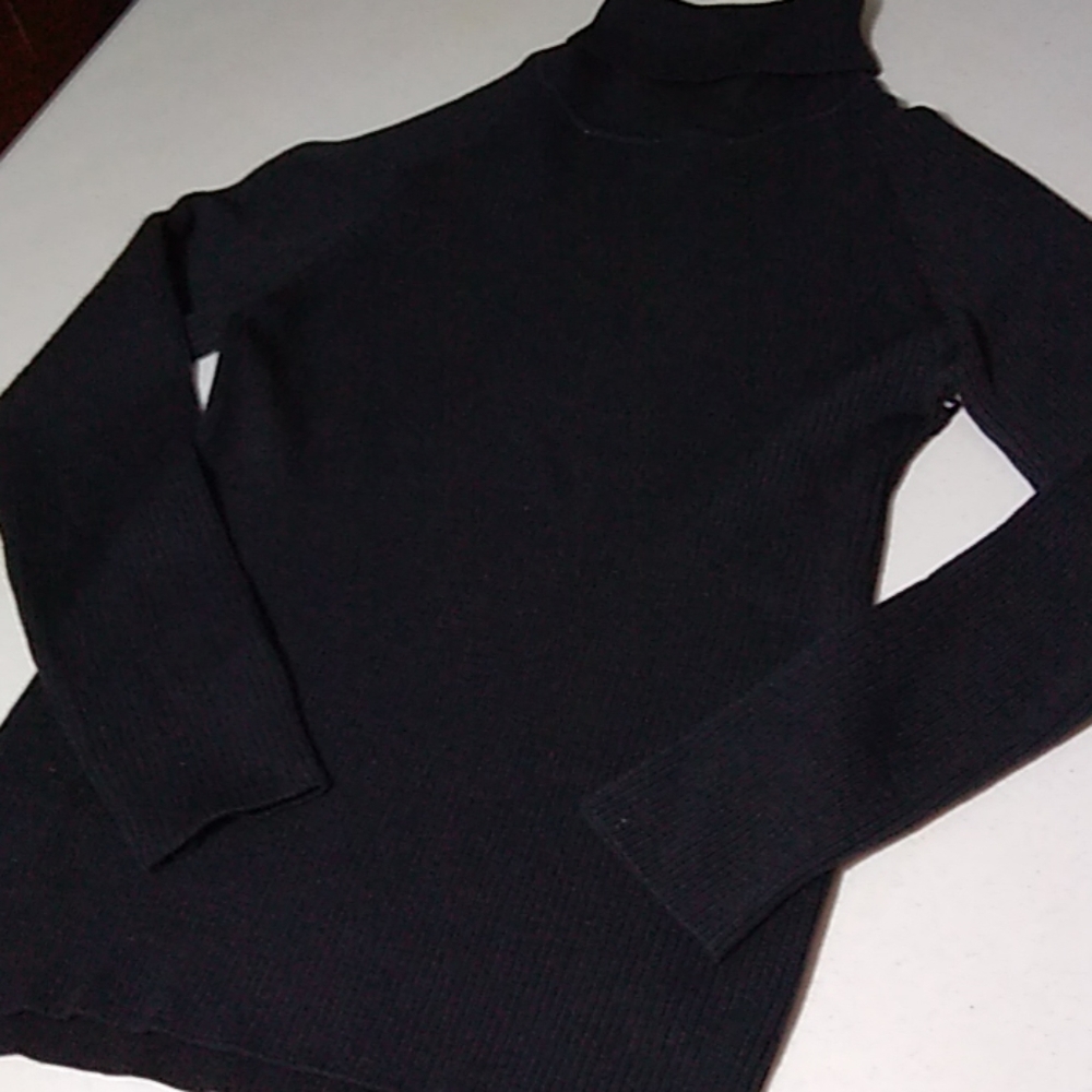 Women's Turtle Neck Spandex Sweater